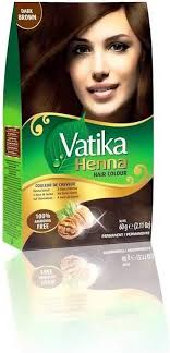 VATIKA HENNA HAIR COLOUR - NATURAL BROWN 60G