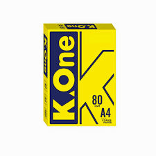 K-ONE 80GSM PRINTING PAPER A4 500 SHEETS IN A BOX AND 5 RIM