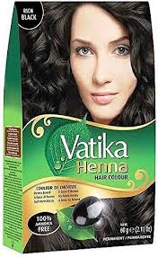 VATIKA HENNA HAIR COLOUR - BLACK BROWN 60G