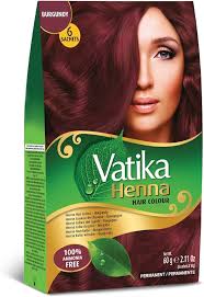 VATIKA HENNA HAIR COLOUR - BURGUNDY 60G