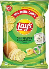 LAYS AMERICAN CREAM & ONION